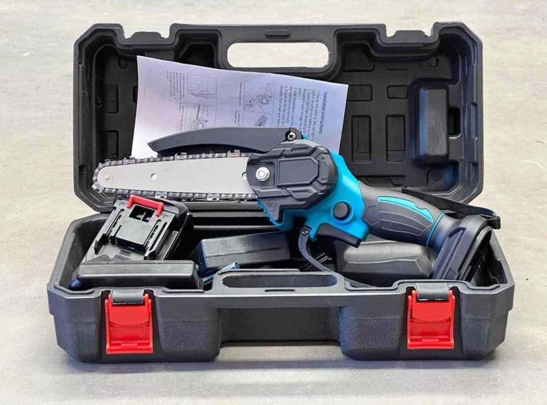 Carl Daniel Bader Facebook ad: 6 Inch Portable Electric Chainsaw Cordless, Small Handheld…