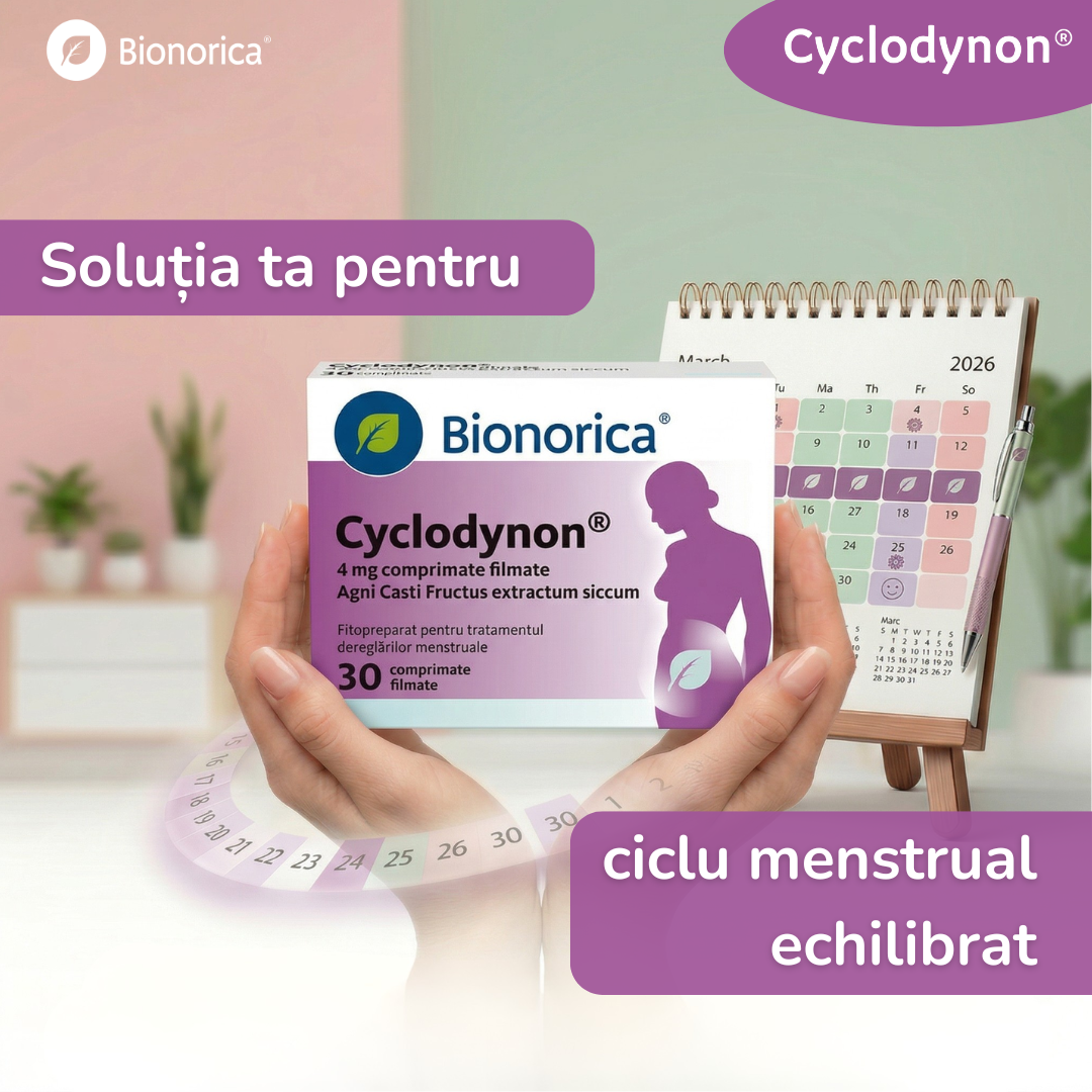Bionorica - Moldova Facebook ad: Sindrom premenstrual? Dereglări de ciclu?