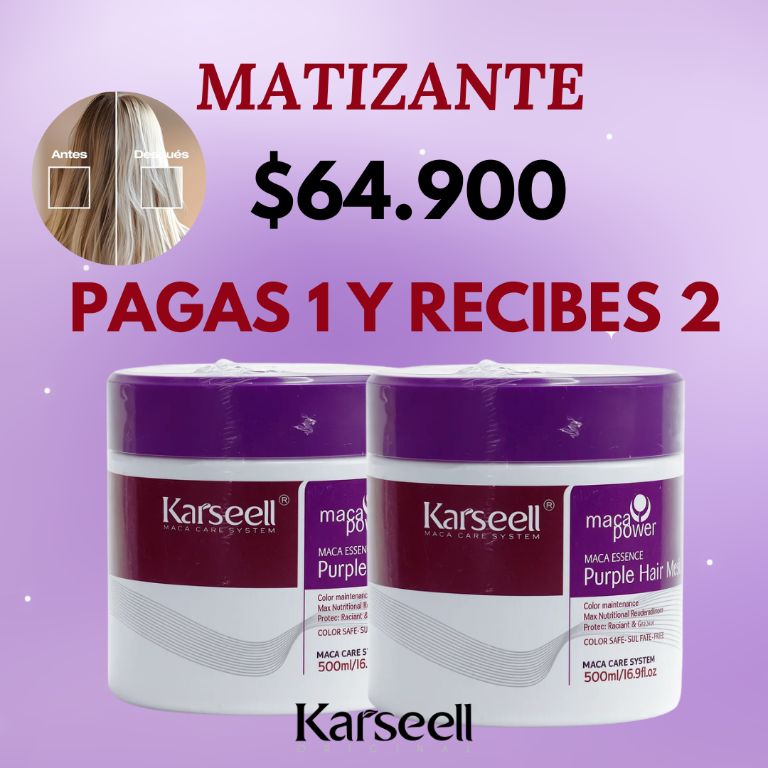Maca Power Facebook ad: MATIZANTE KARSEELL MORADO 500ML