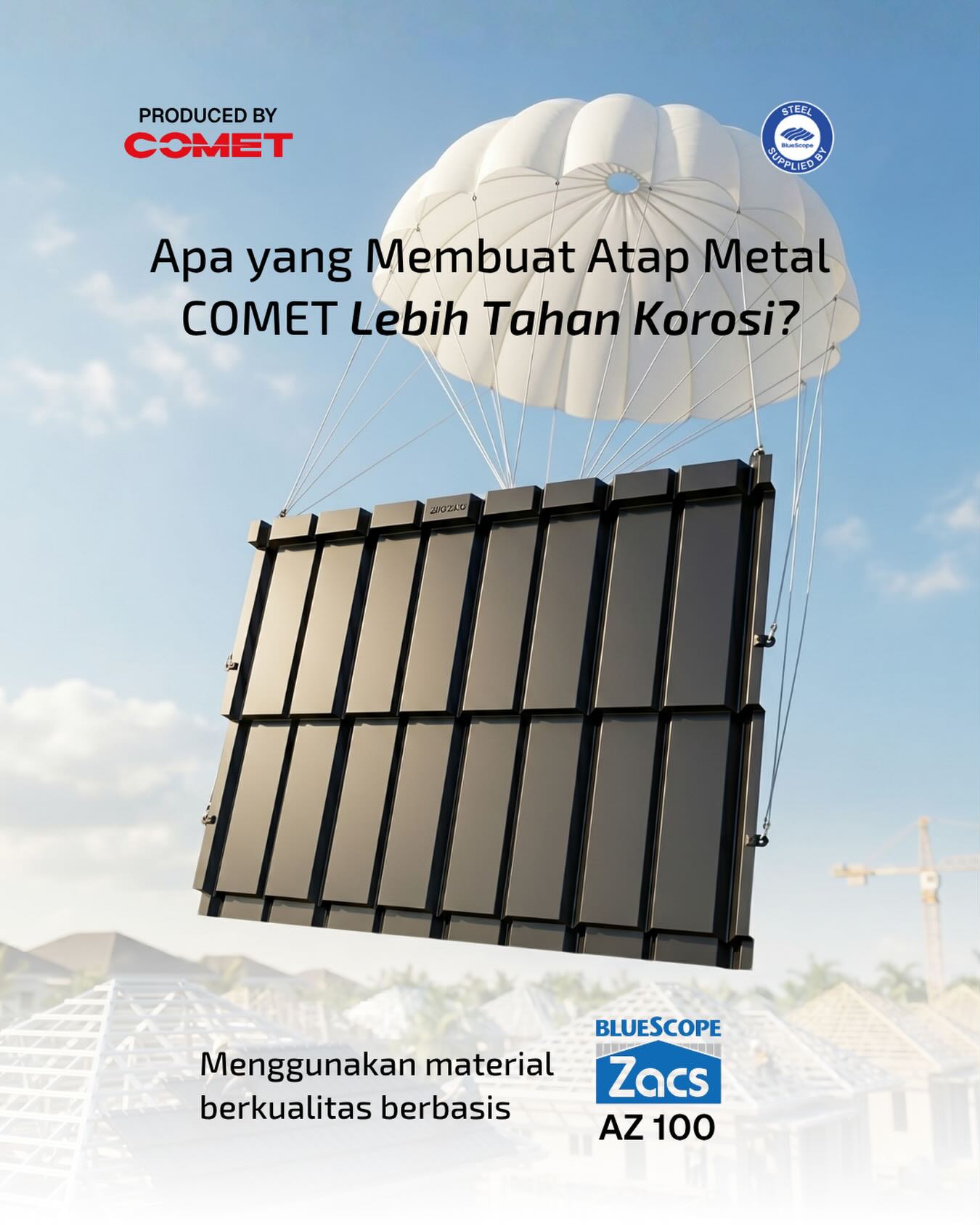 Comet Roof Indonesia Facebook ad: PT Comtech Metalindo Terpadu | COMET (@cometroof.id) •…