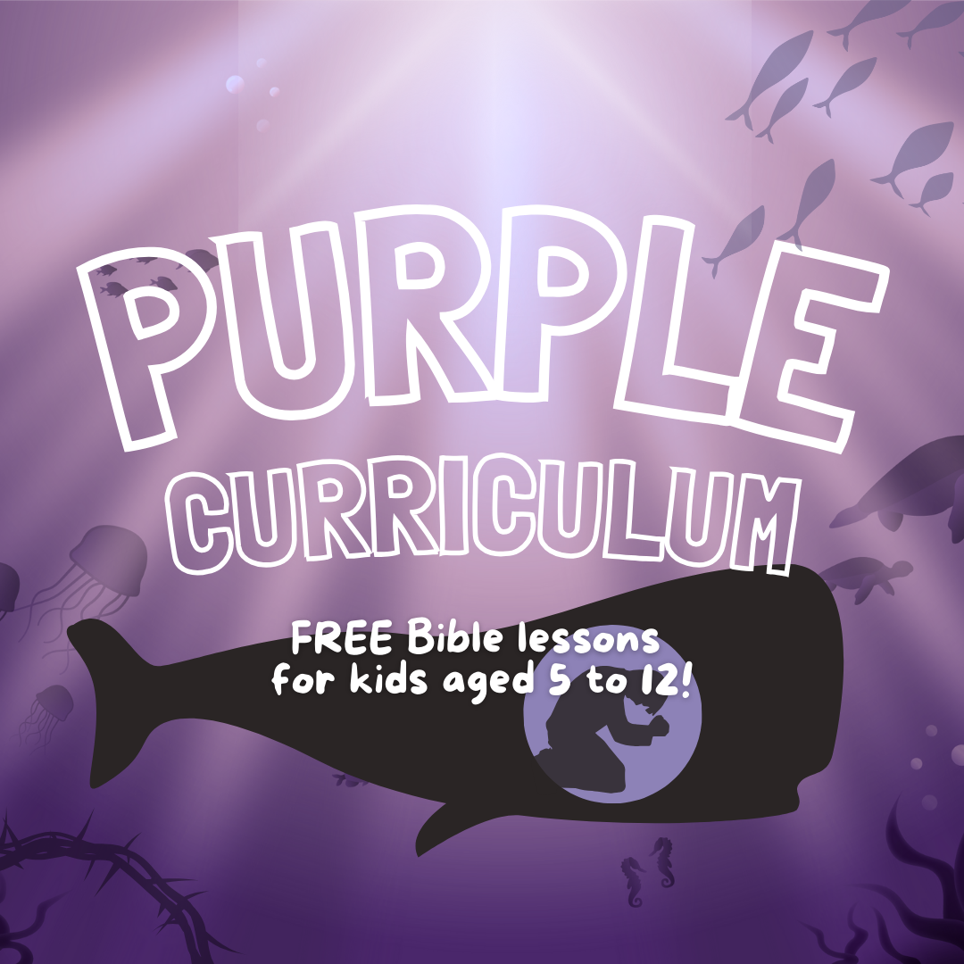 PurpleCurriculum.com Facebook ad: An amazing new Bible curriculum for kids!