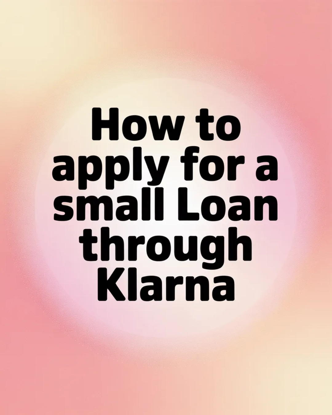 The Boost List Facebook ad: Small Loans via Klarna: Learn How They Work