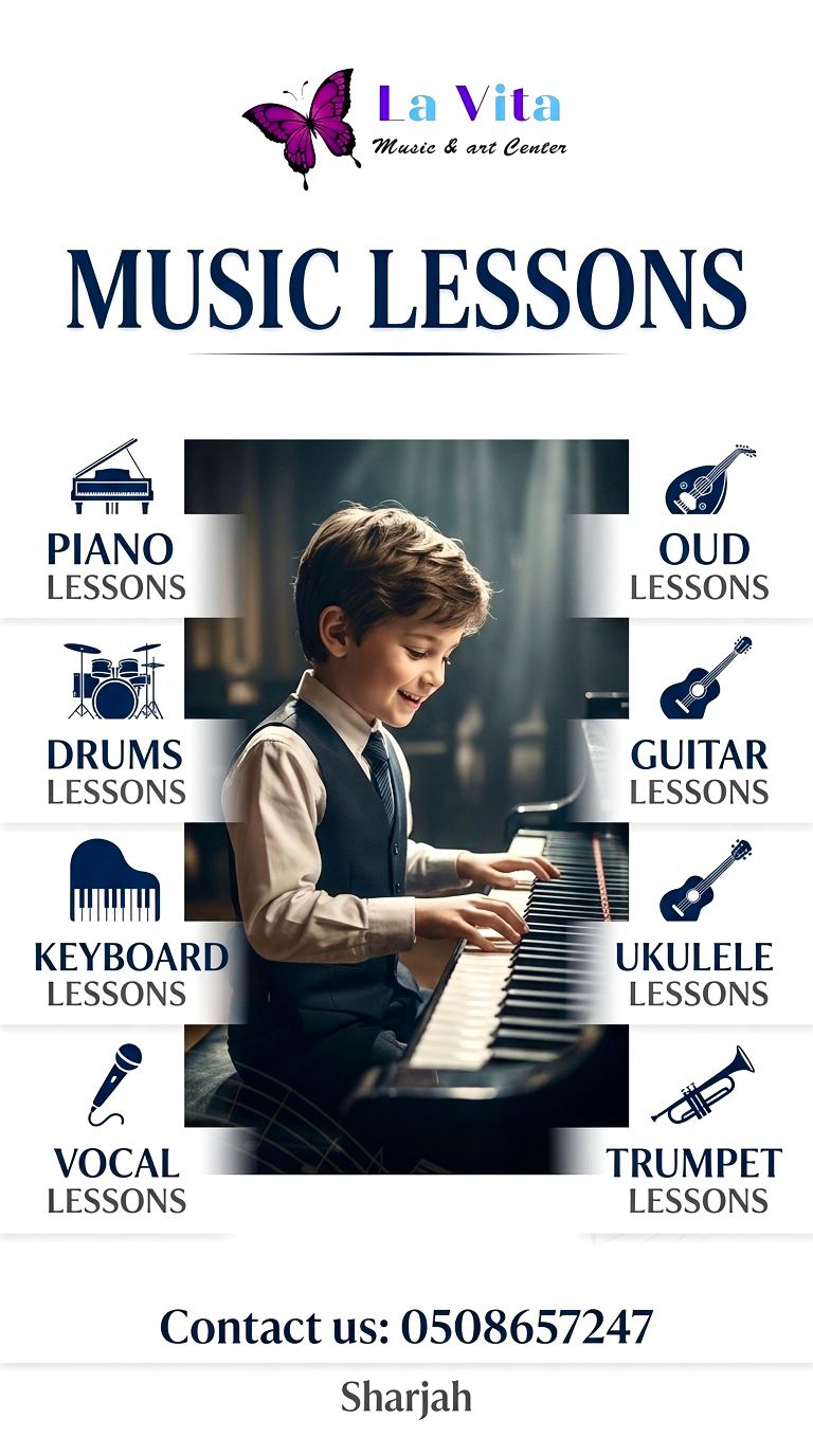 Lavita Music And Art Center Facebook ad: Book your free Assessment