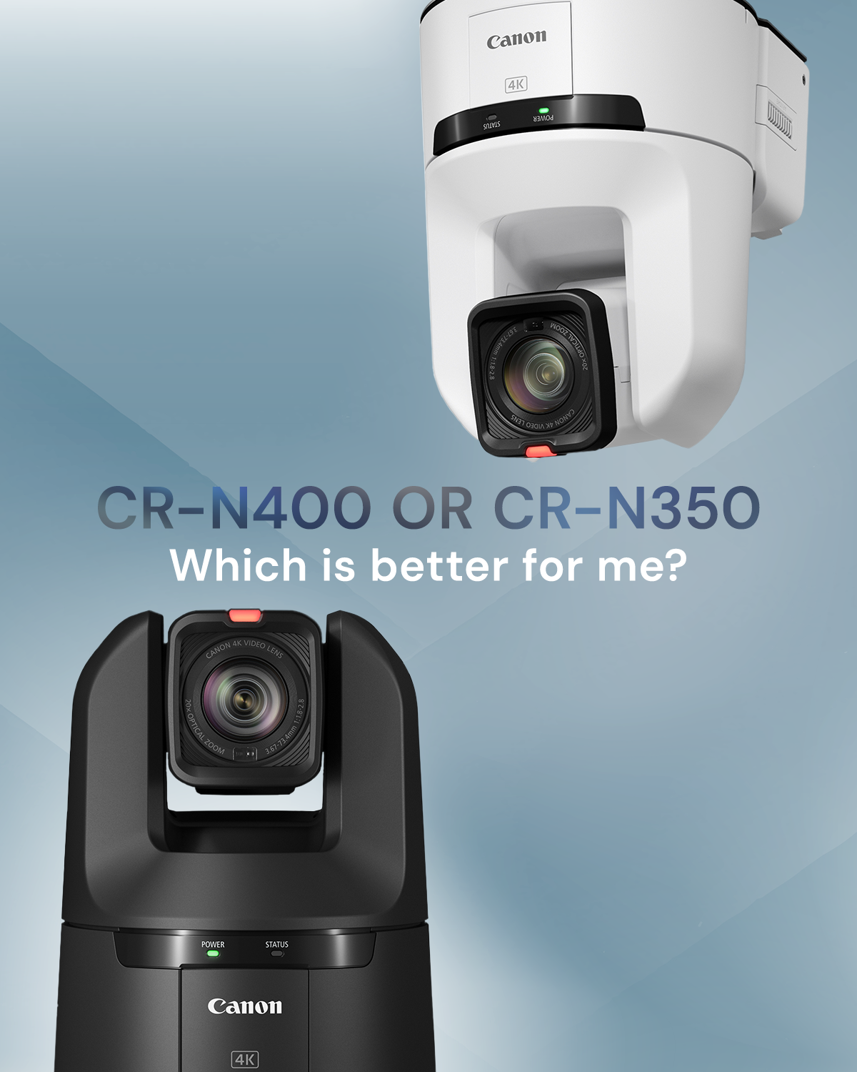 Canon Imaging Asia Facebook ad: Canon PTZ cameras CR‑N400 and CR‑N350 both deliver…