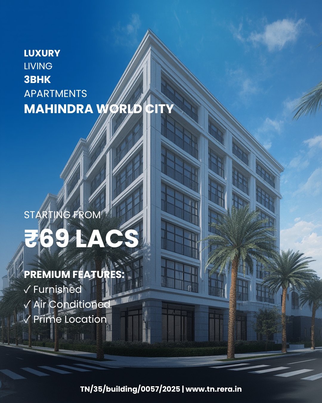 Mahindra World City Apartments Facebook ad