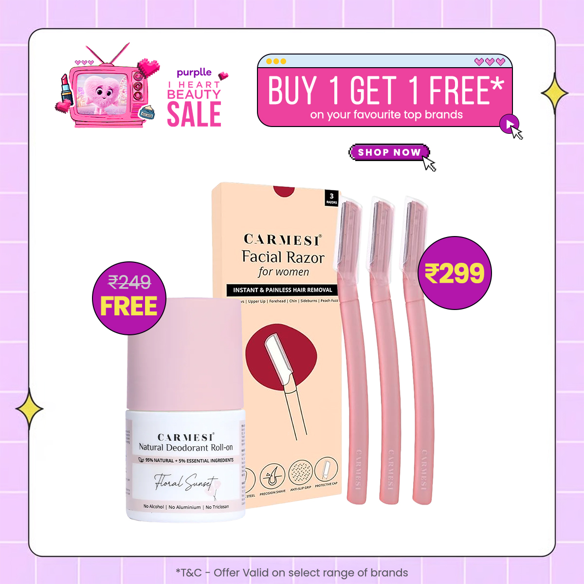 Purplle.com Facebook ad