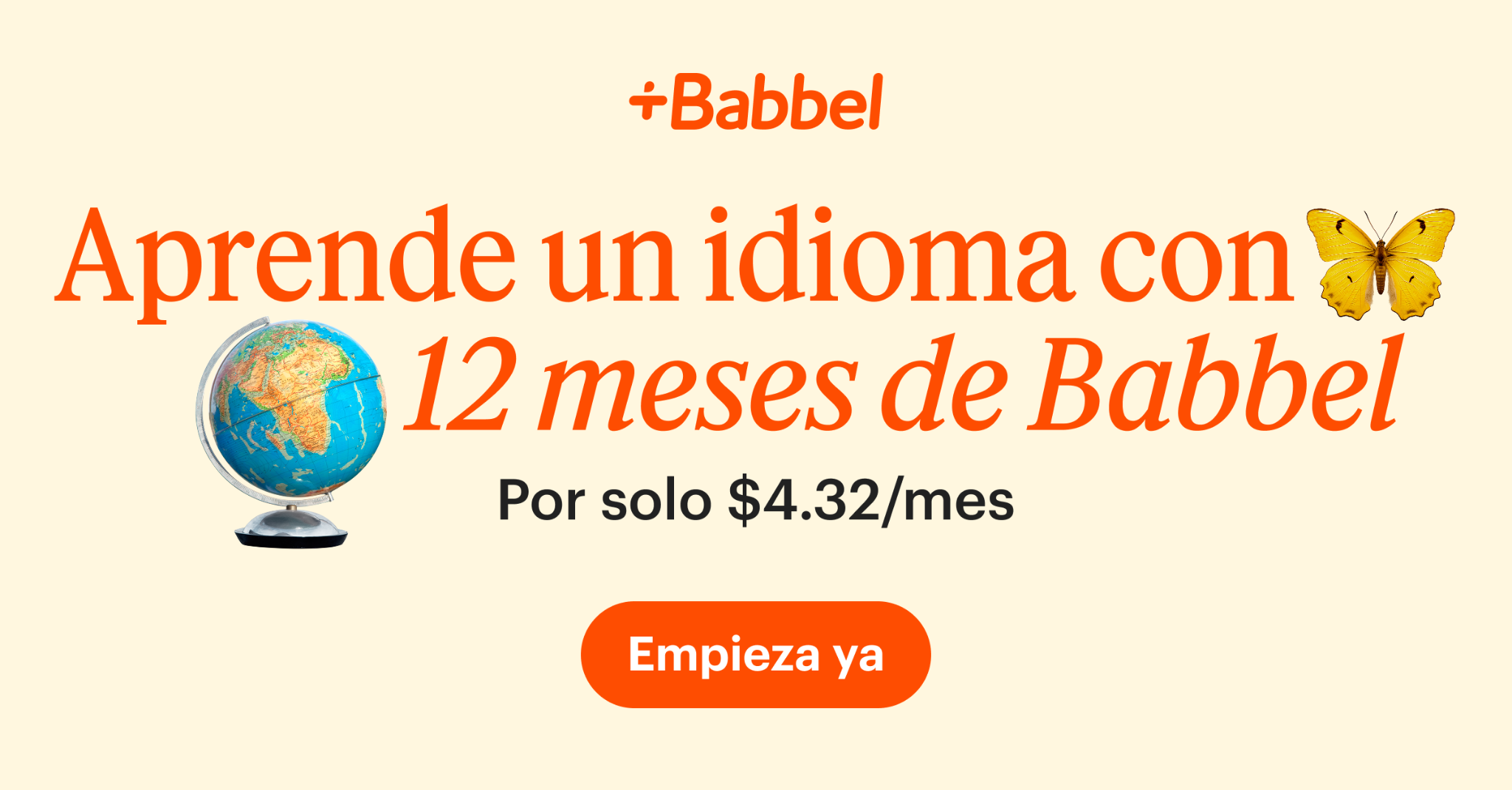Babbel Facebook ad