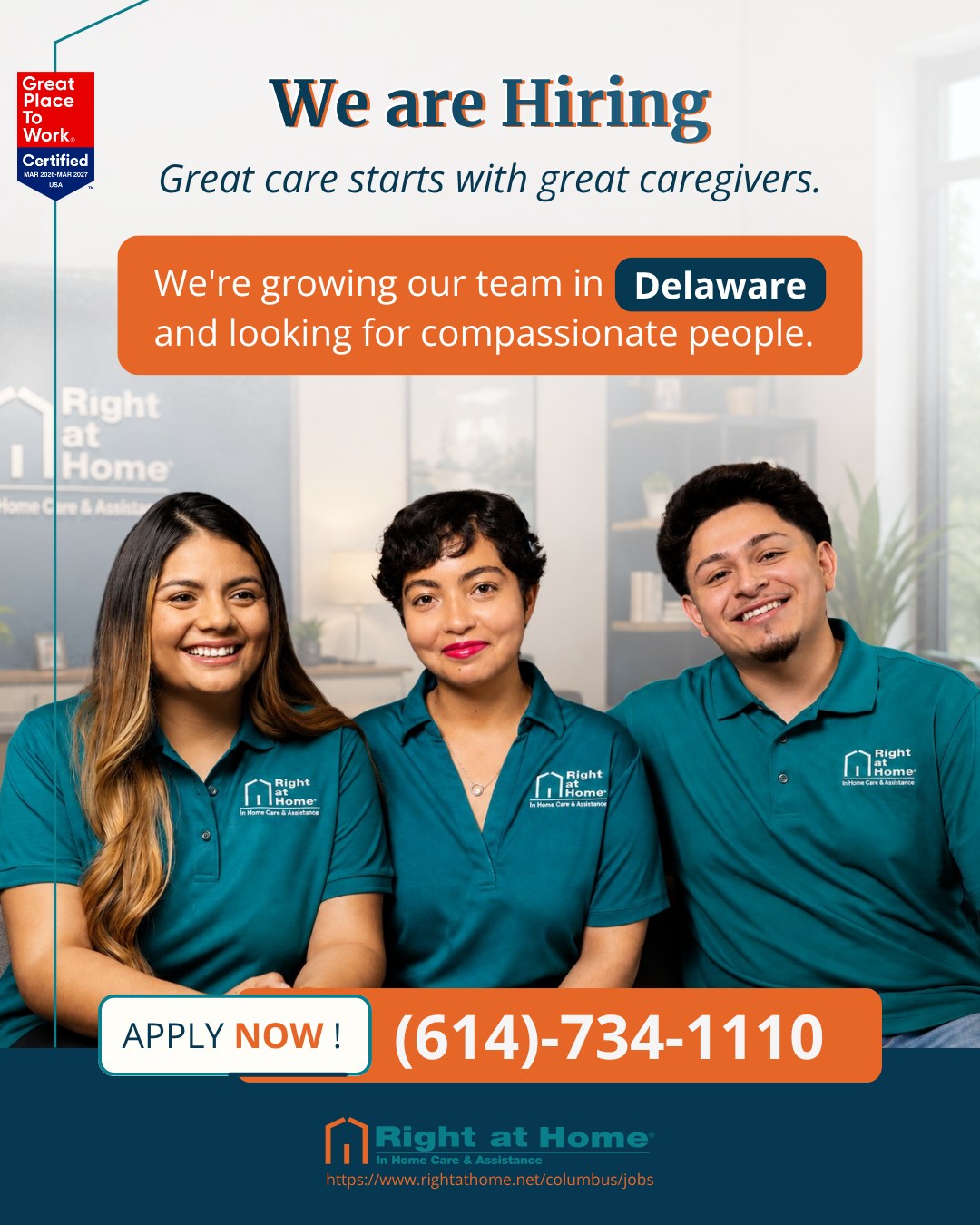 Right at Home Facebook ad: Jobs | Right at Home Columbus