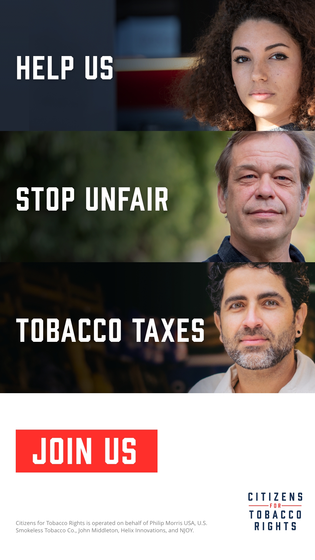 Citizens for Tobacco Rights Facebook ad from Jul 2, 2026