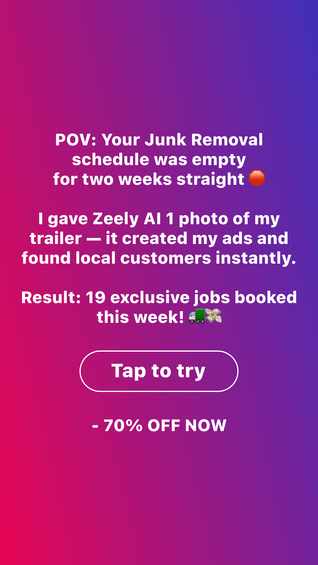 Zeely Facebook ad