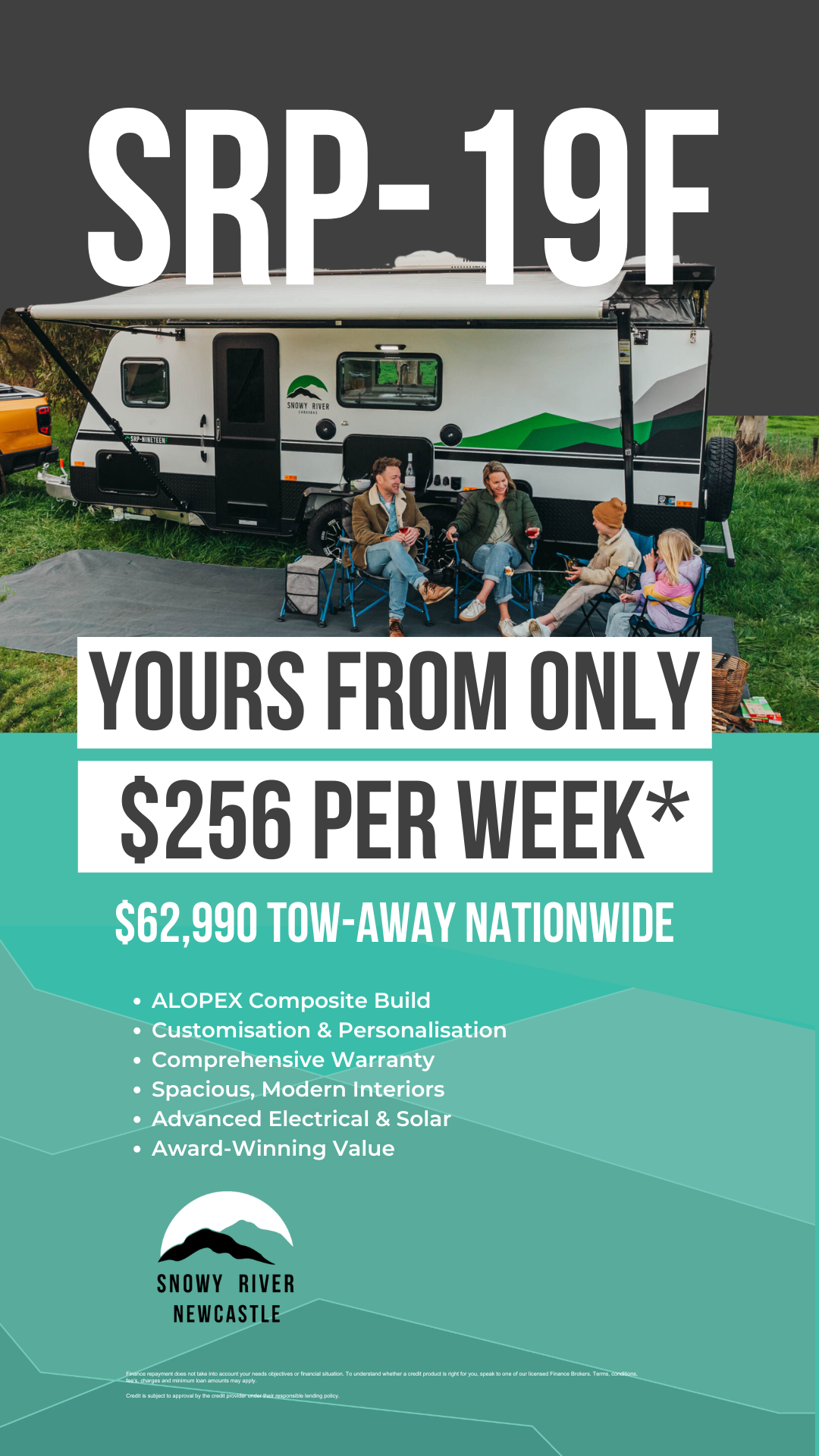 Snowy River Newcastle Facebook ad from Jun 15, 2026