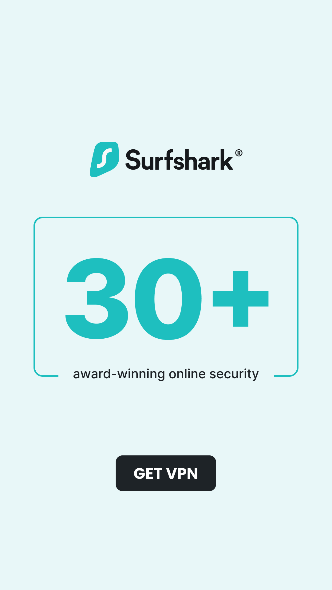 Surfshark Facebook ad