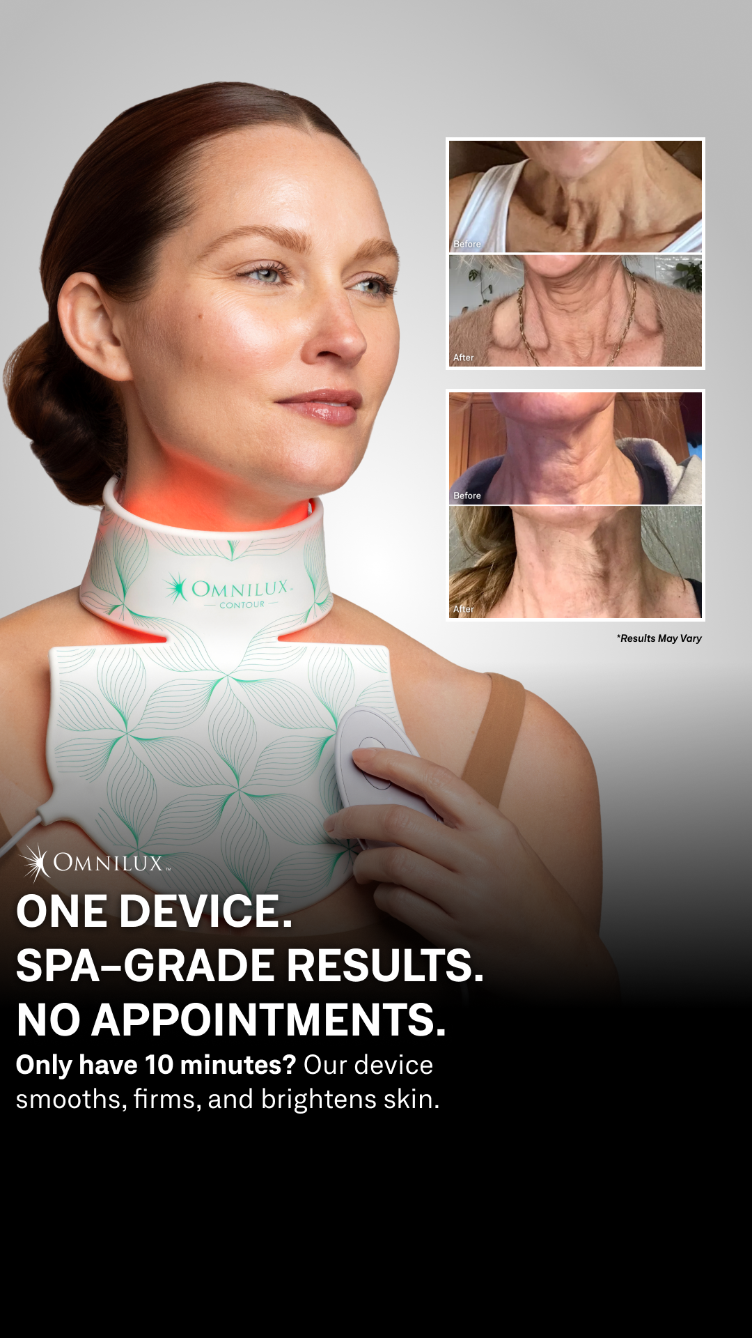 Omnilux Facebook ad