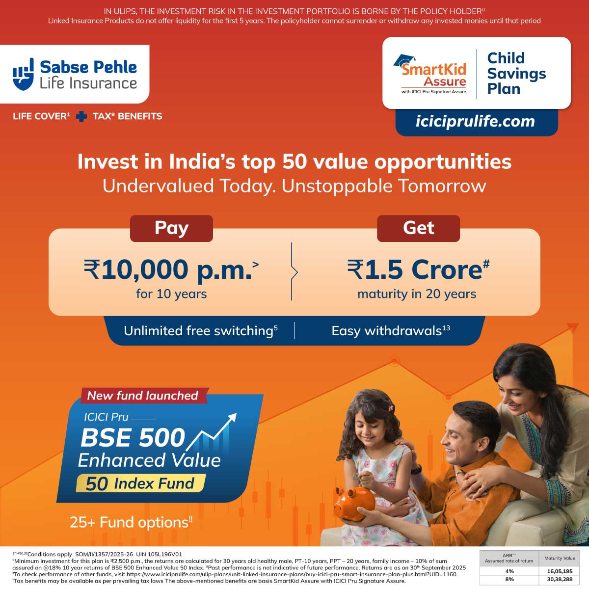 ICICI Prudential Life Insurance Facebook ad