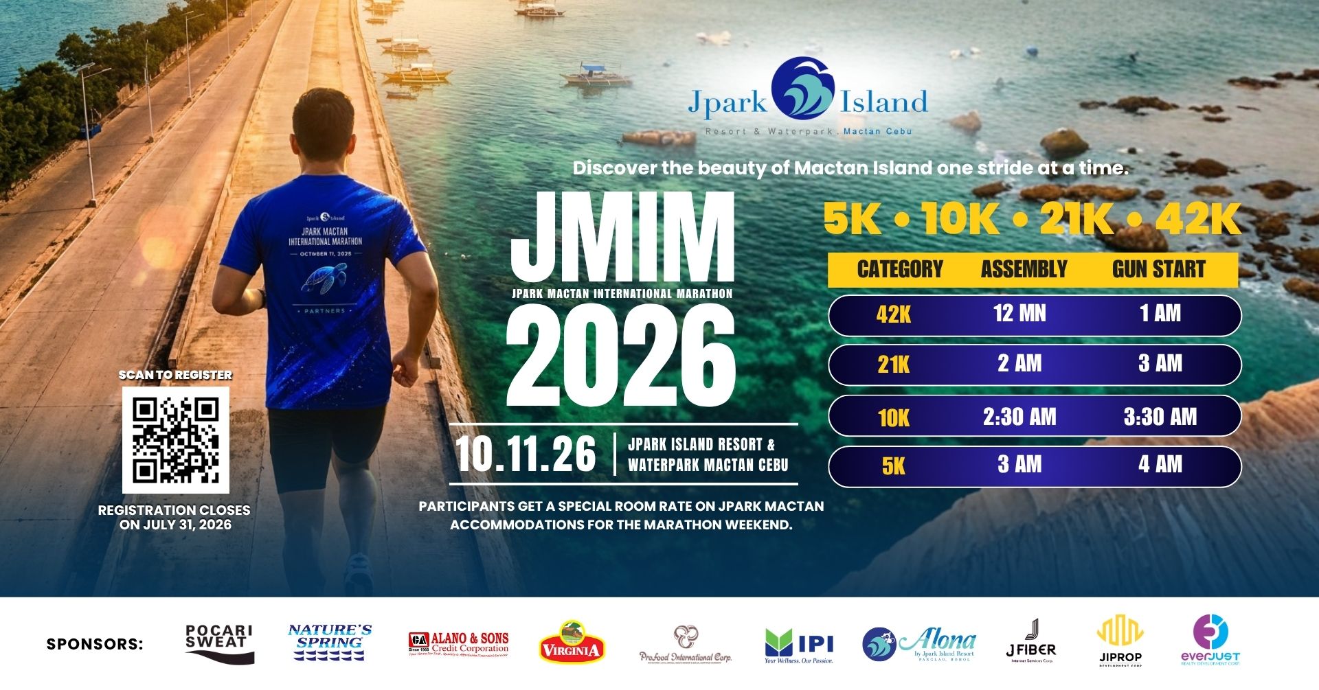 Jpark Island Resort & Waterpark. Mactan Cebu Facebook ad: JPARK MACTAN INTERNATIONAL MARATHON 2026