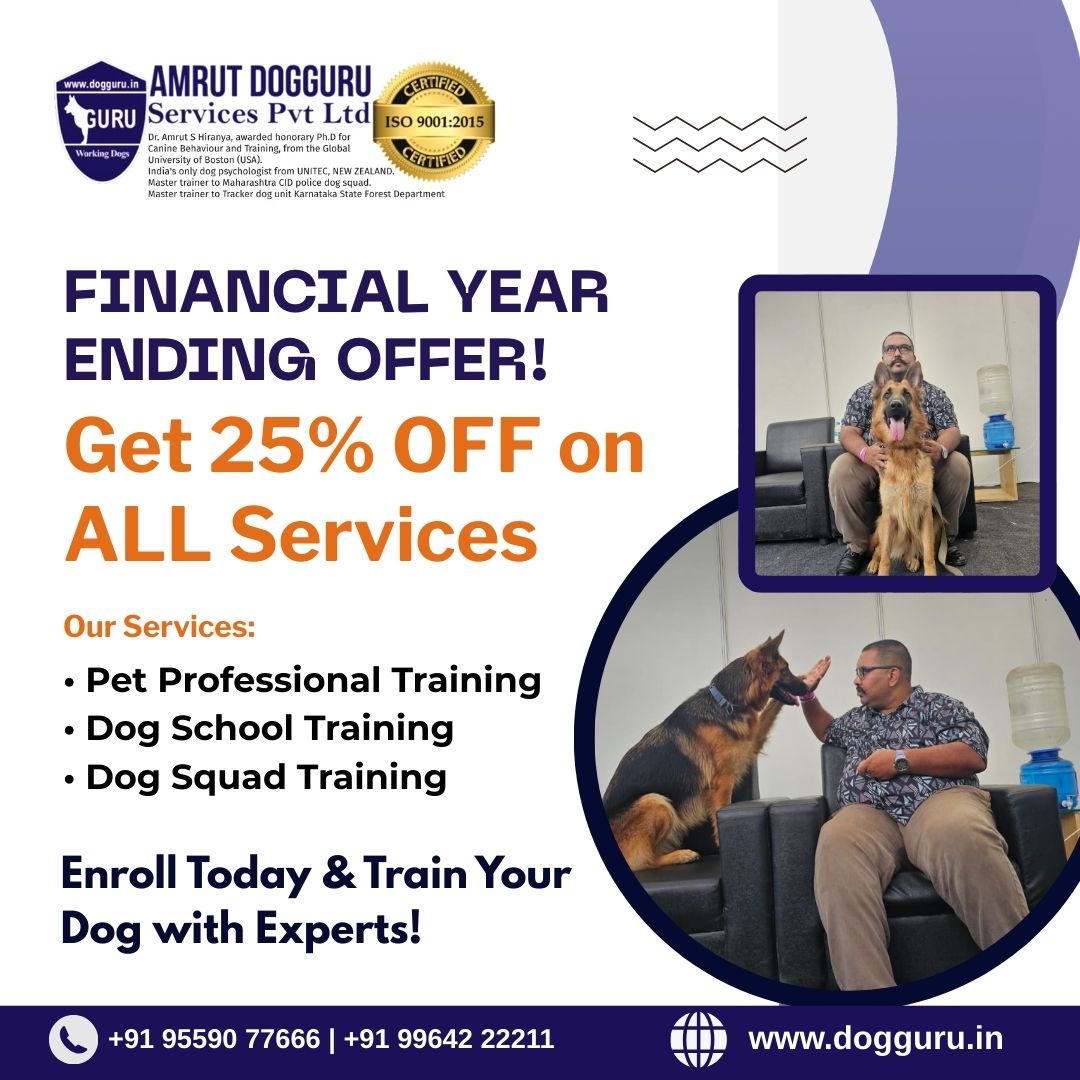 Amrut Dogguru Adult dog training centre Facebook ad: Stop Bad Dog Behaviour | Professional Dog Training