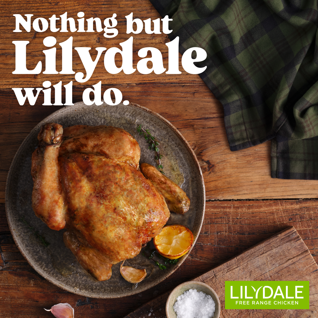 Lilydale Free Range Chicken Facebook ad: Dedication You Can Taste.