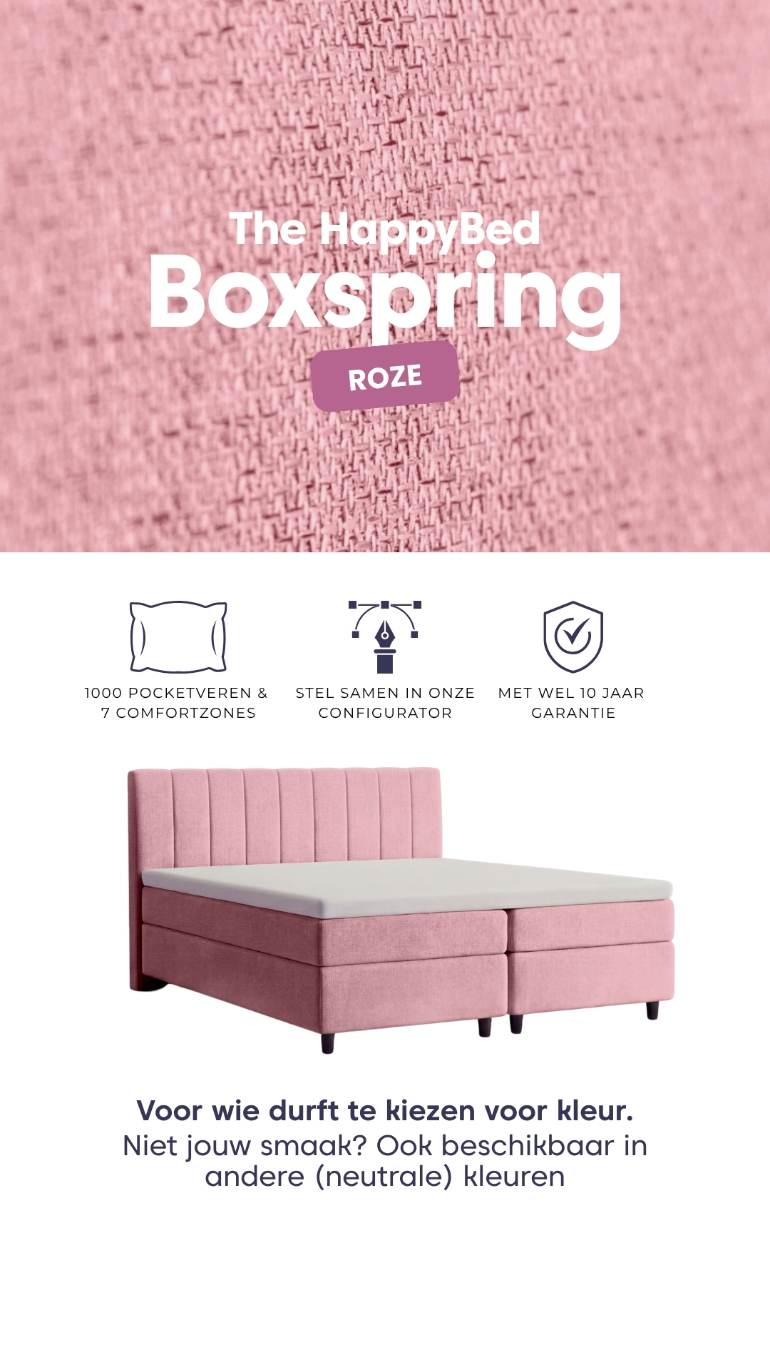 HappyBed Facebook ad
