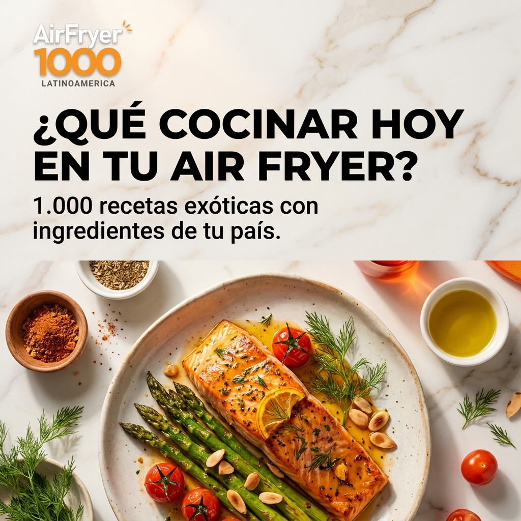 AirFryer1000 Facebook ad: 1.000 recetas para tu Air Fryer