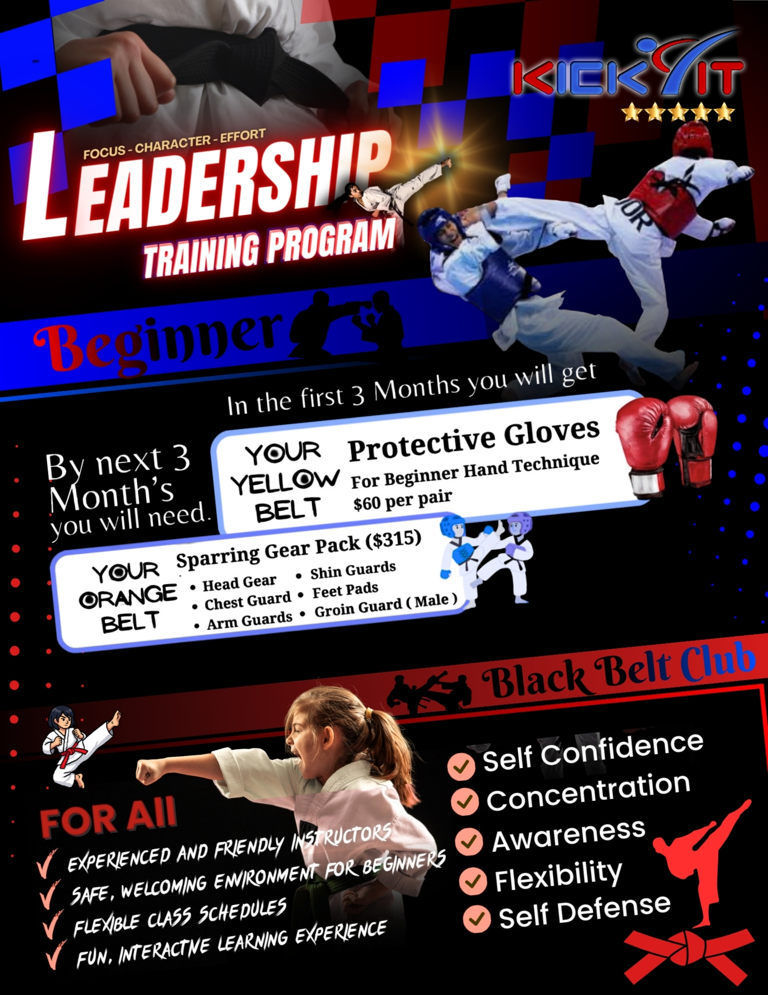 Kick It Martial Arts Facebook ad