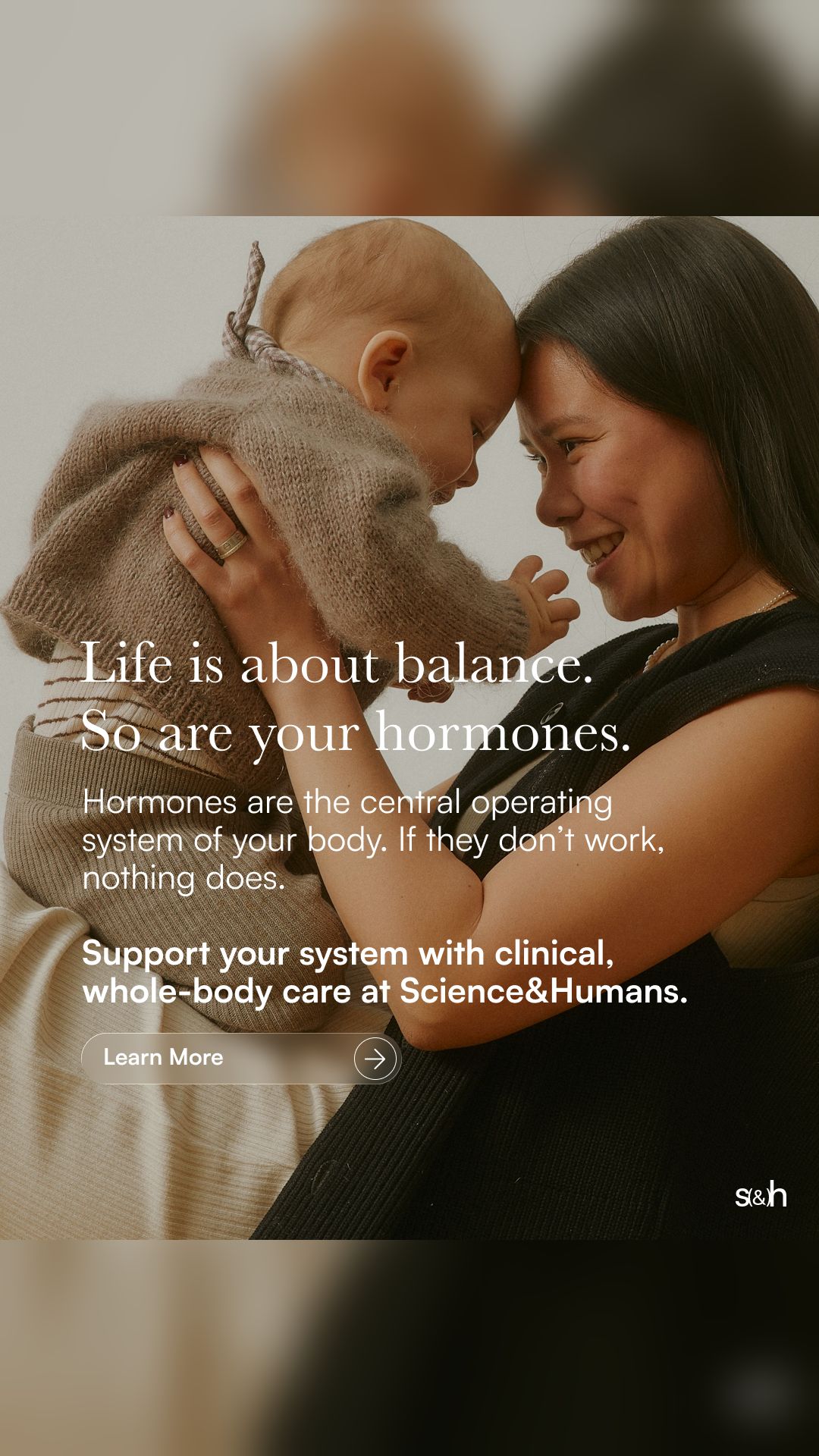 Science&Humans Facebook ad