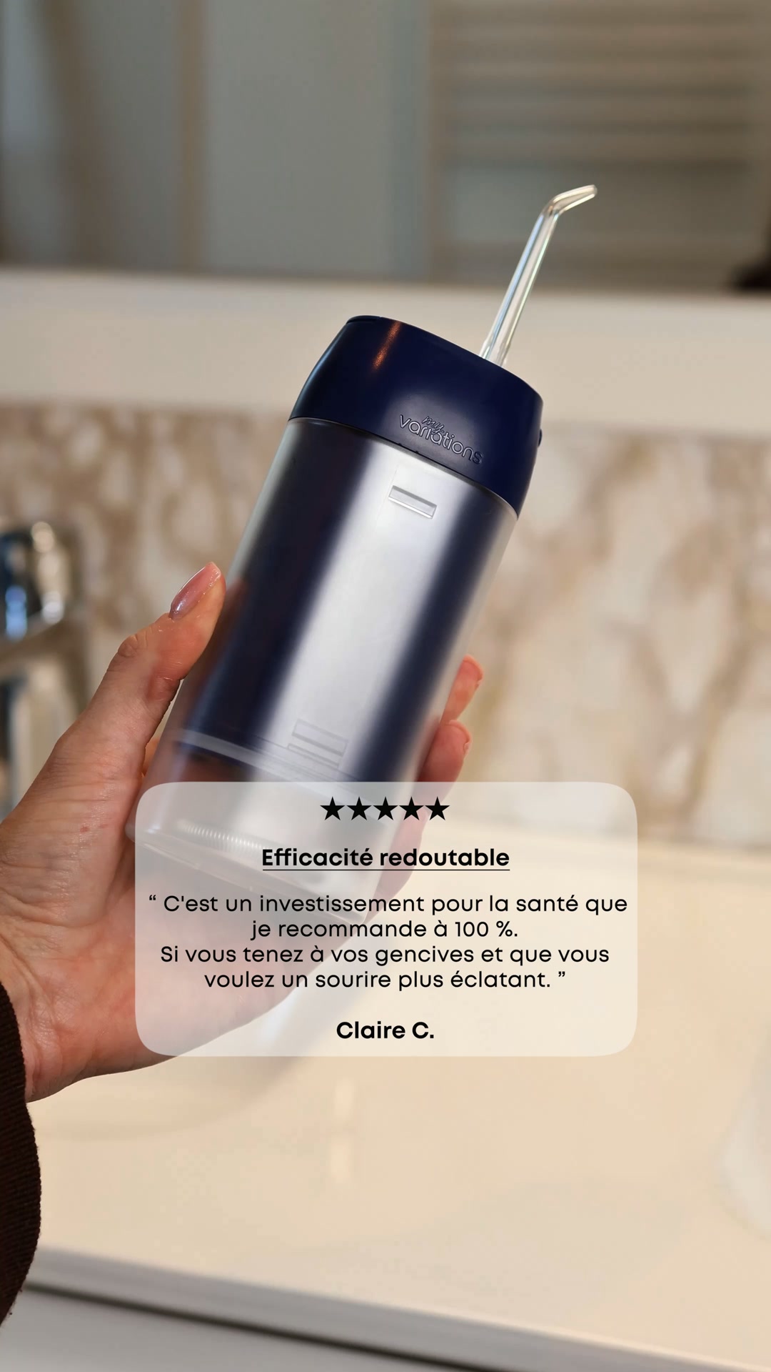 My Variations Facebook ad: Découvrez la routine mouthcare MyVariations