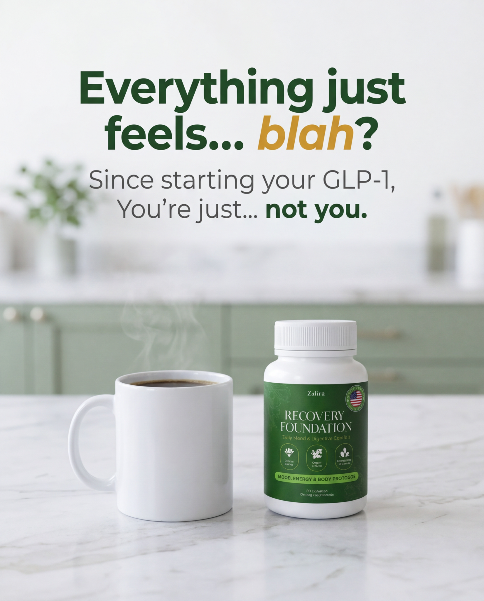 Zafira Organics. Facebook ad