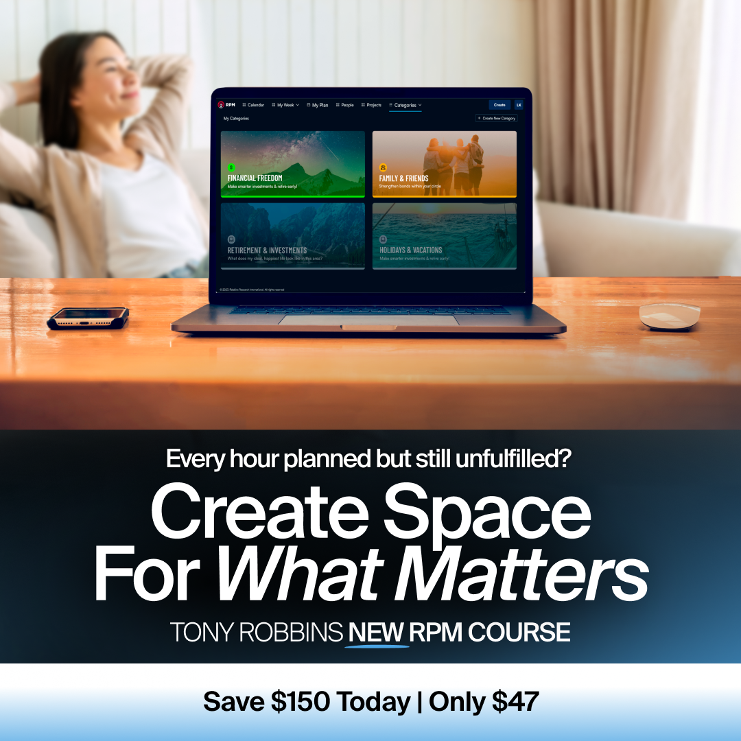 Tony Robbins Facebook ad