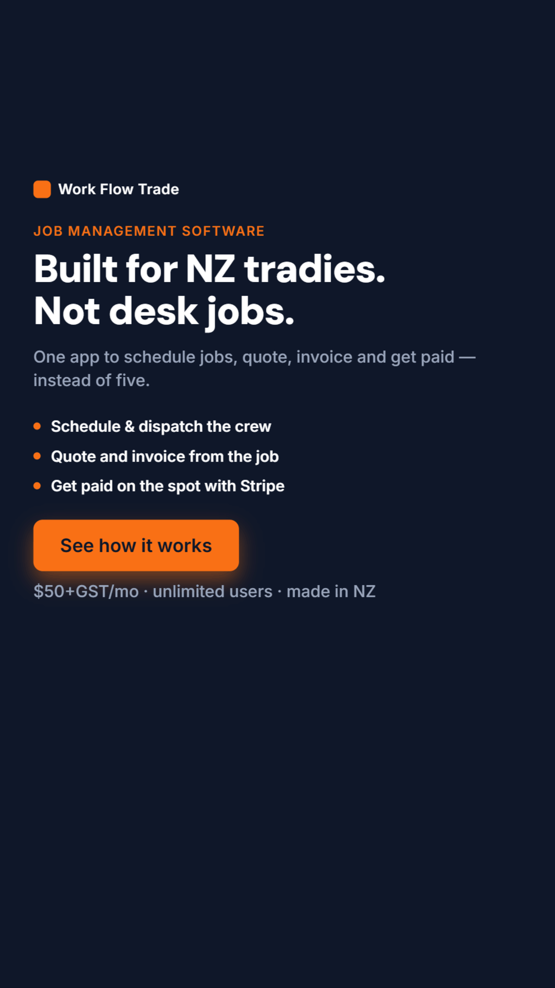 Work Flow Trade Facebook ad