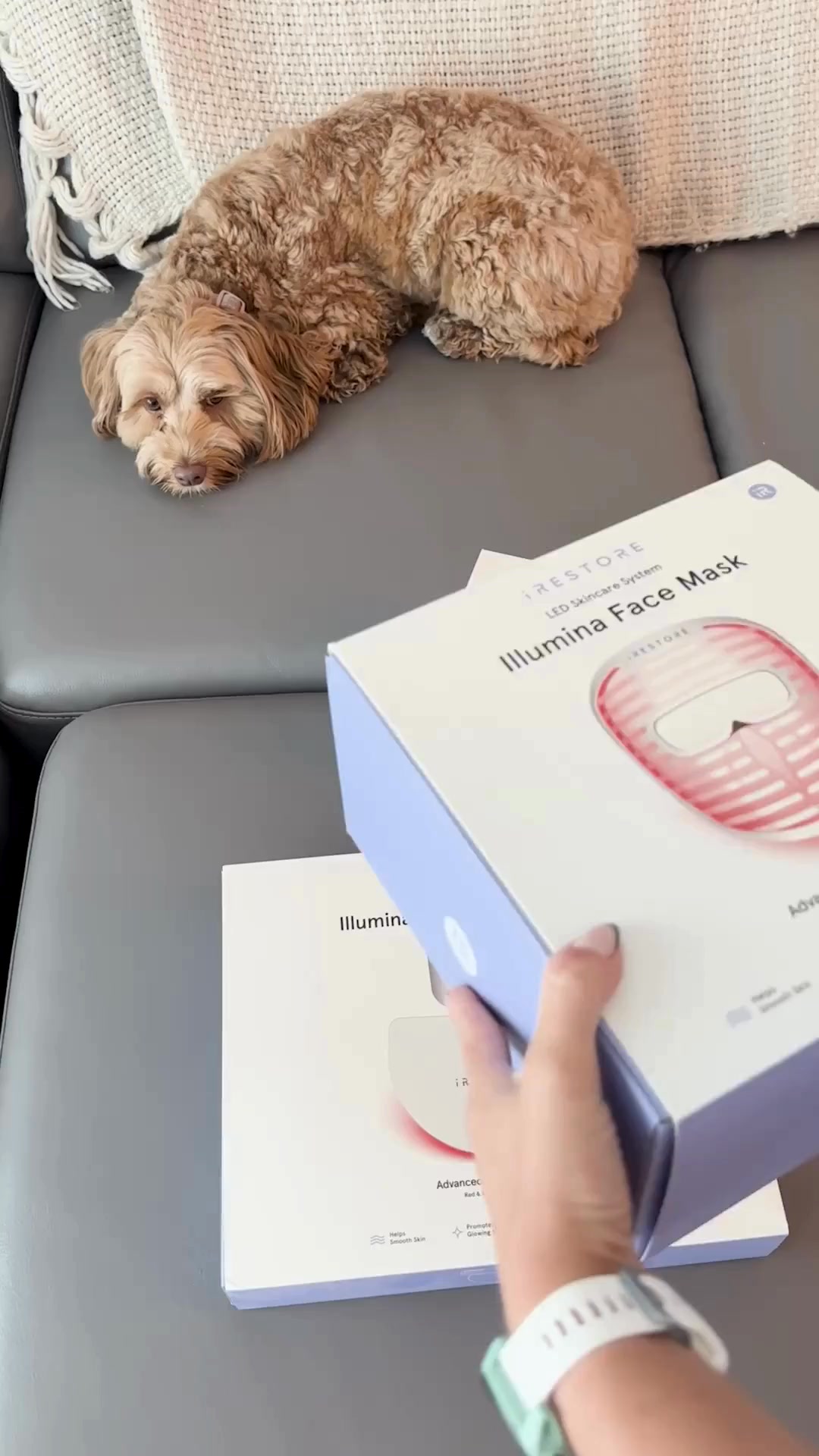 iRESTORE Skincare Facebook ad: The iRESTORE Illumina Face Mask is Superior!