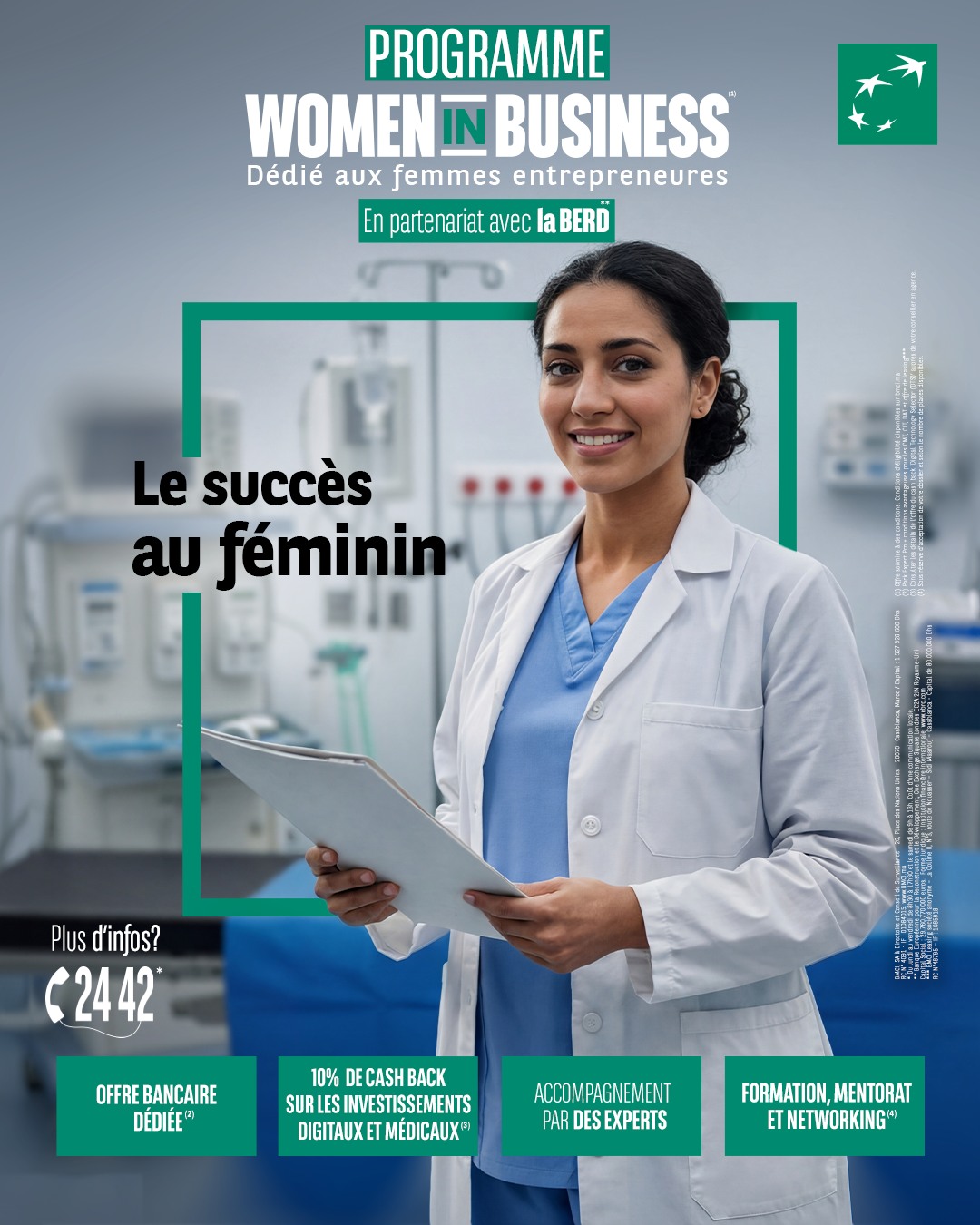 BMCI Groupe BNP Paribas Facebook ad: Chaque projet mérite les mêmes chances de réussir