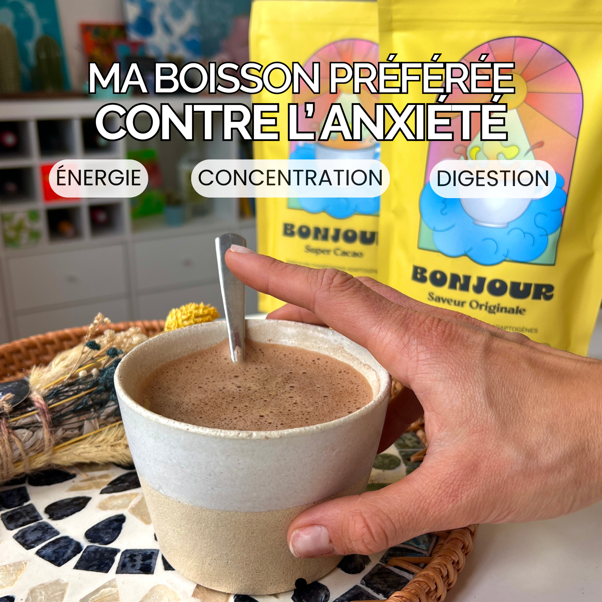 Bonjour Facebook ad
