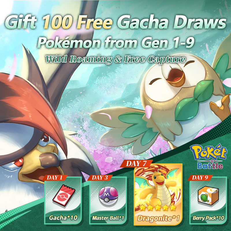 PokeTamon Facebook ad: Tons of rewards await you!