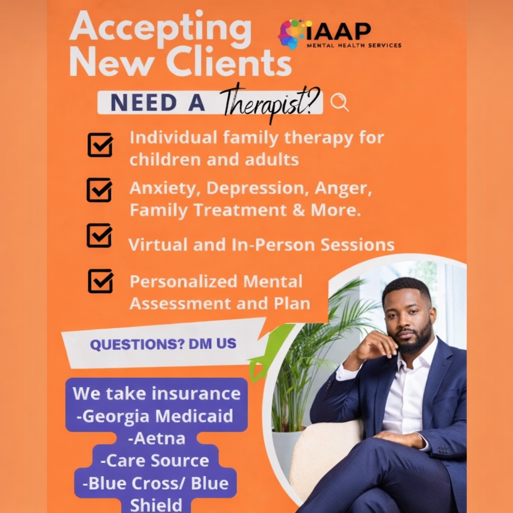 IAAP Mental Health Services LLC. Facebook ad from Feb 17, 2026