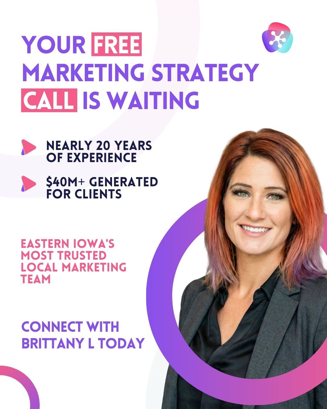 Inspired Connection Agency Facebook ad: Let's Build Your Lead Strategy