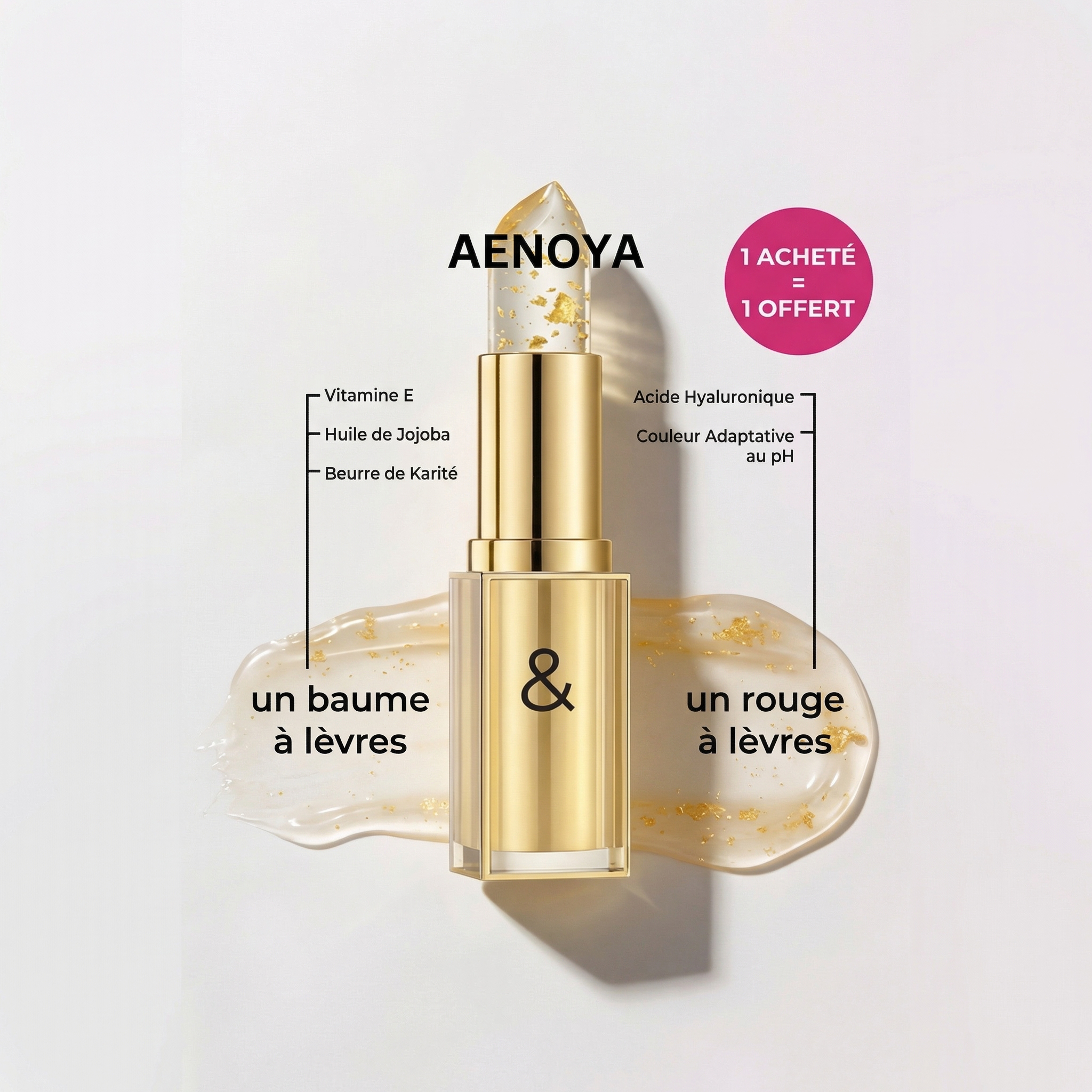 Aenoya Facebook ad: 1 ACHETEZ = 1 OFFERT