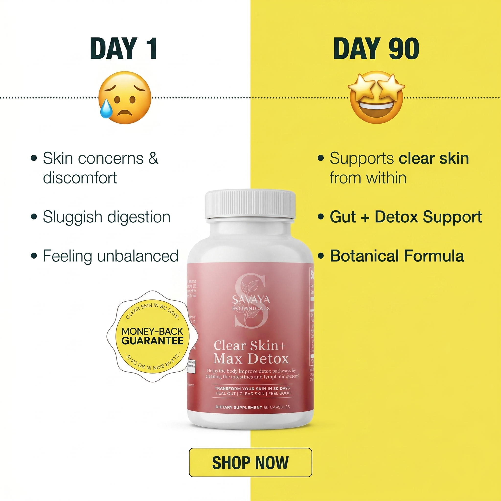 Savaya Botanicals Facebook ad