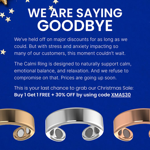Calmi Chapter Facebook ad: 40% OFF TODAY