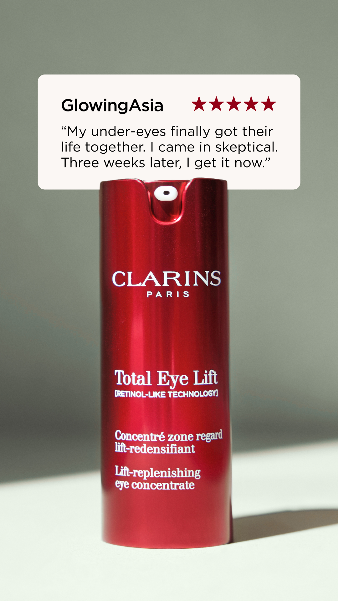 Clarins Facebook ad