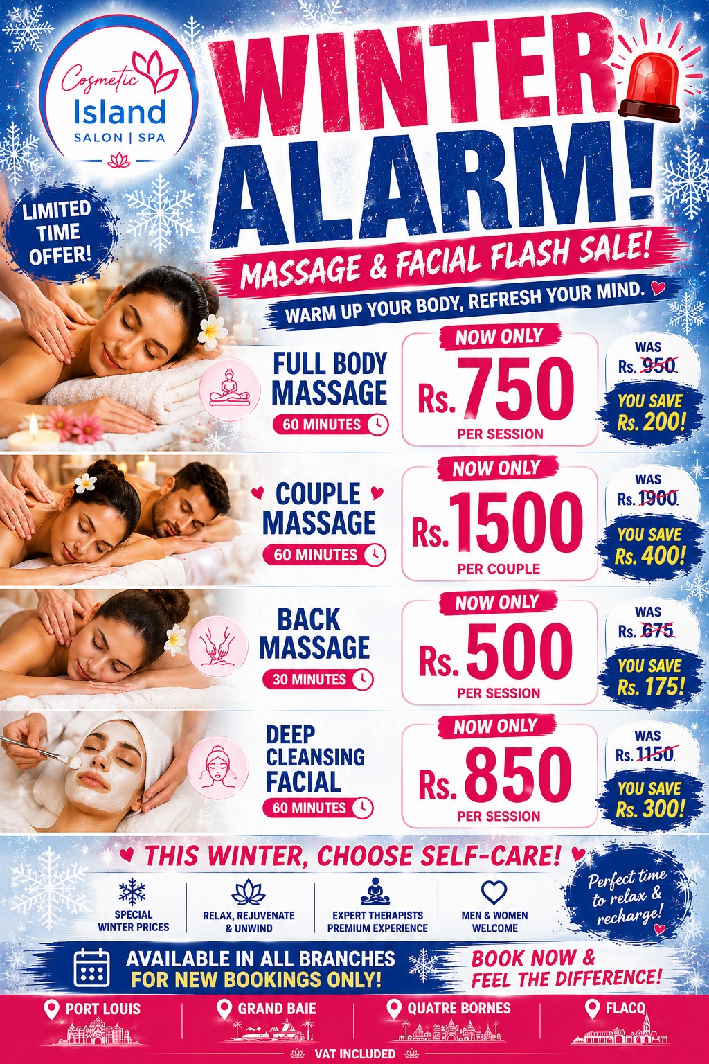 Cosmetic Island Beauty Salon & Spa Facebook ad