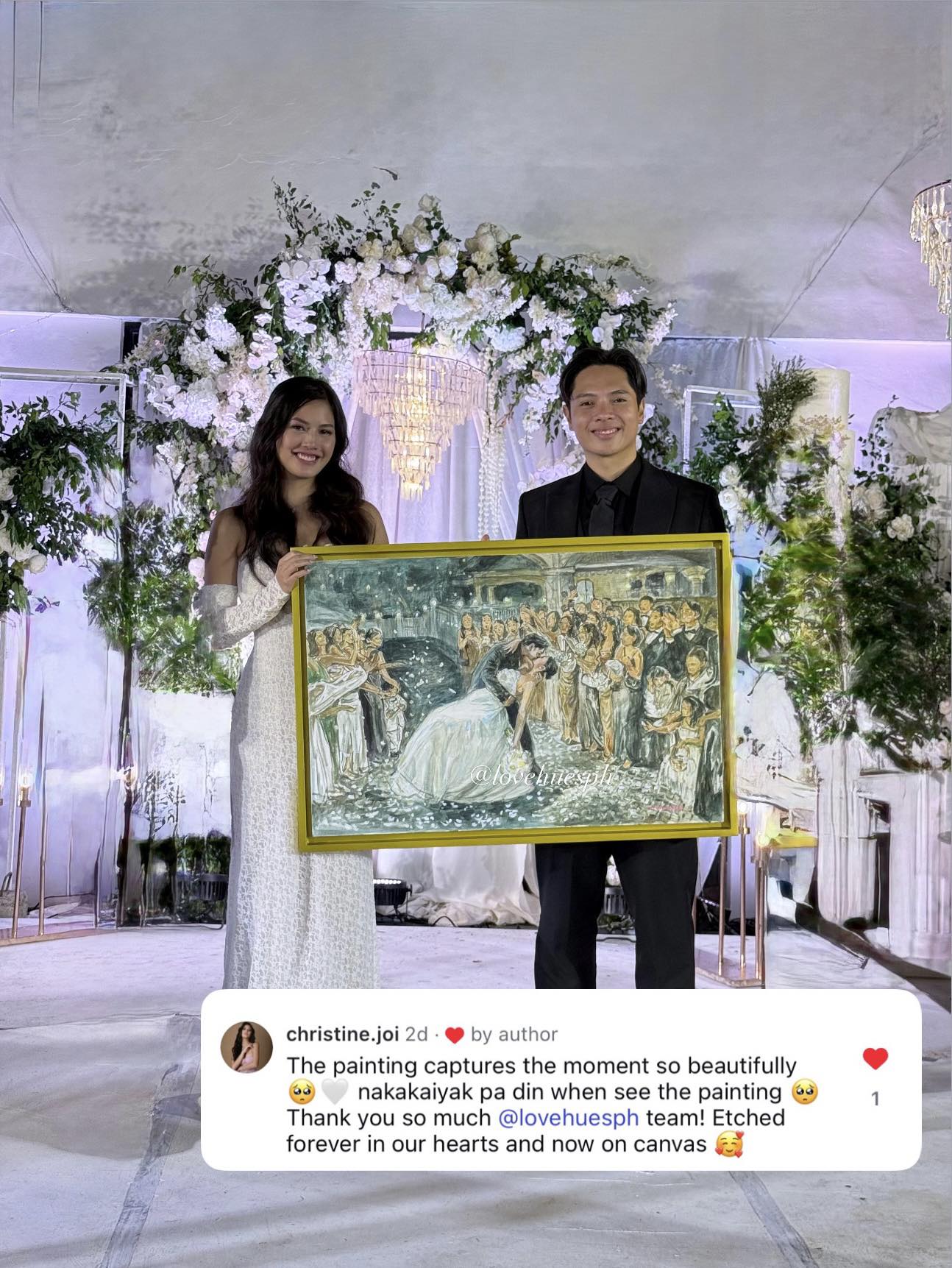 Love Hues - Live Painting Facebook ad: Thank you so much to you and your…
