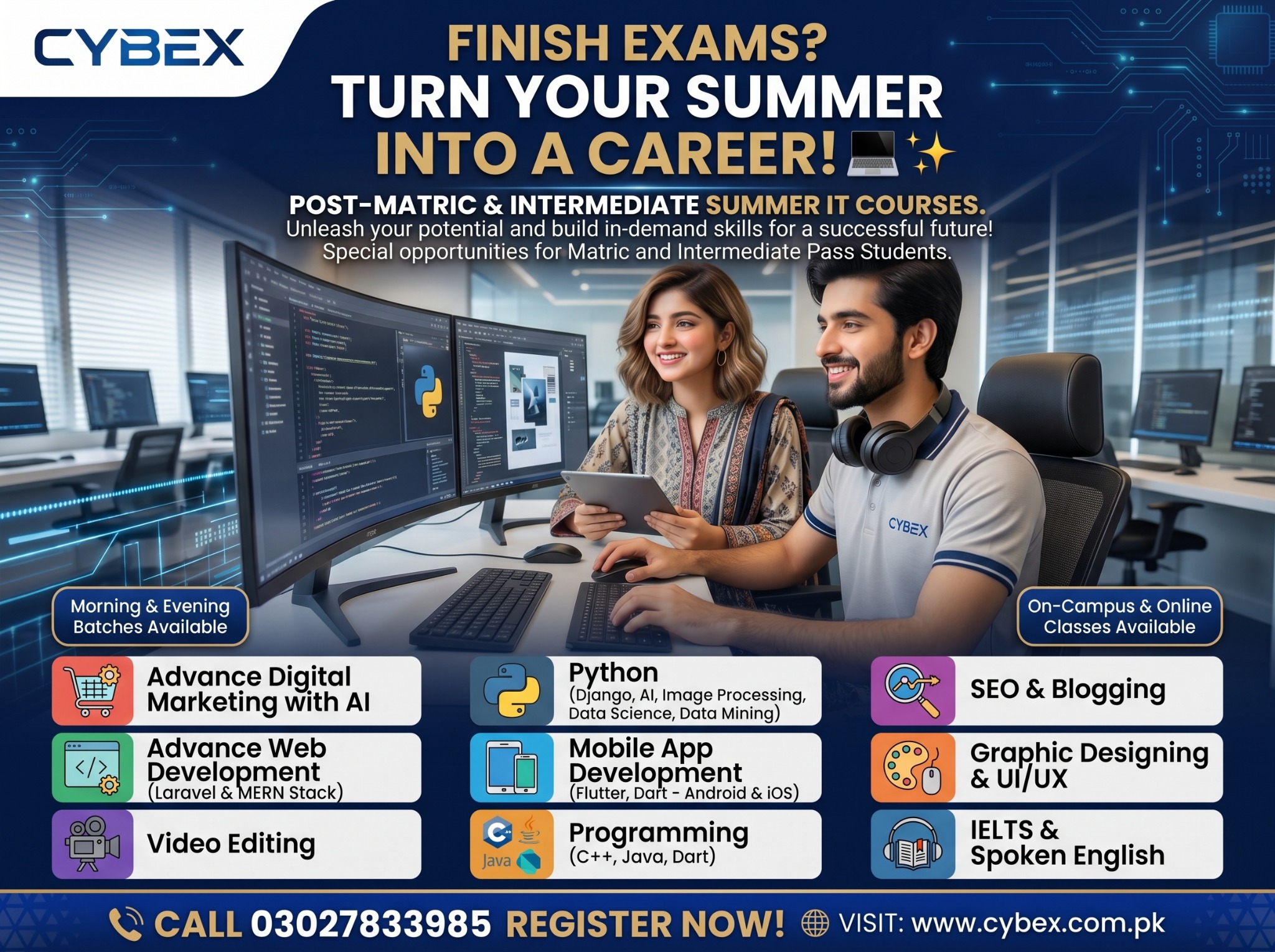 CYBEX School of I.T Professionals Facebook ad