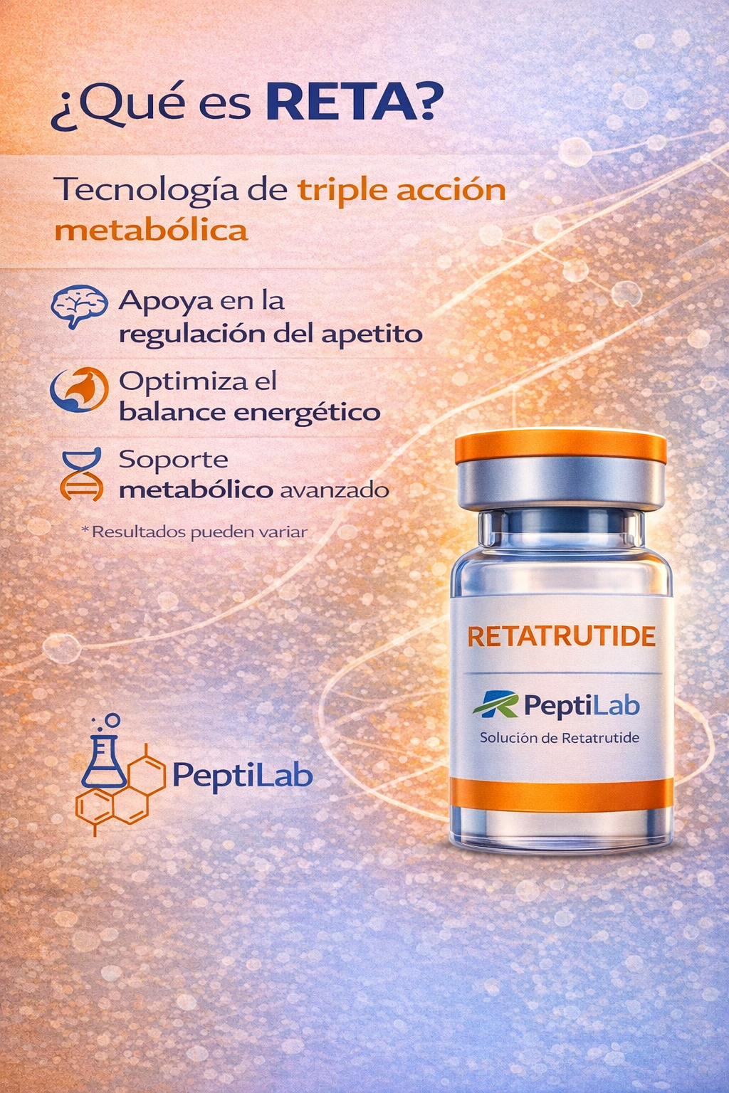 Pepti Labs Facebook ad: Mas información