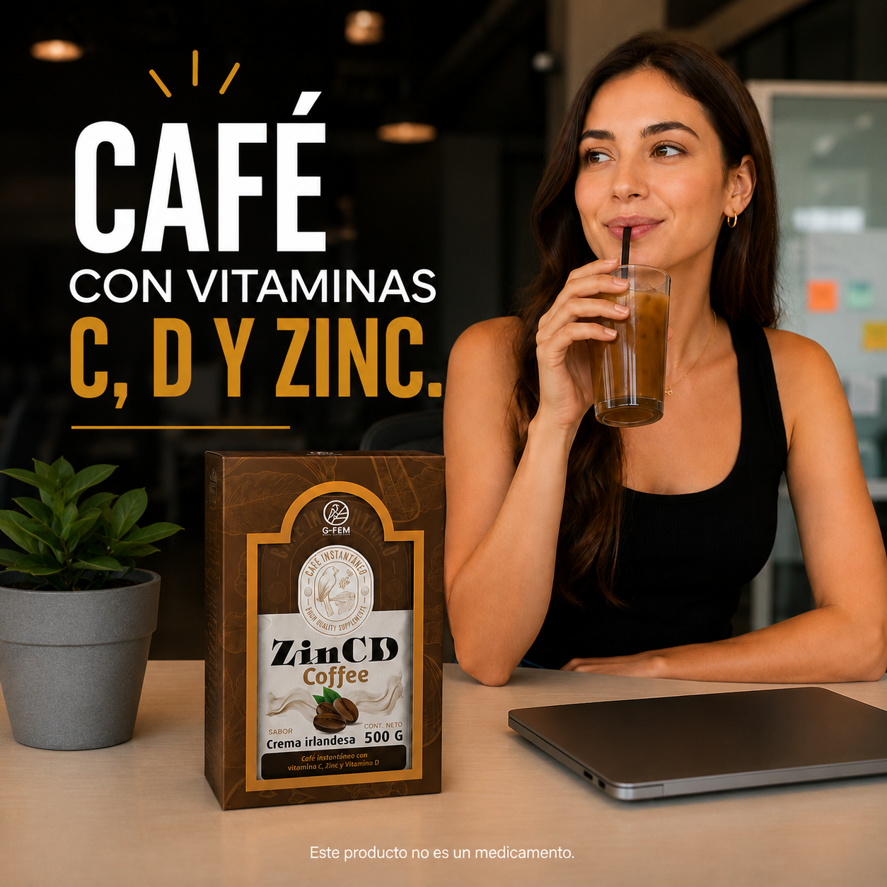 G-FEM Facebook ad: Disfruta tu café con ZinCD
