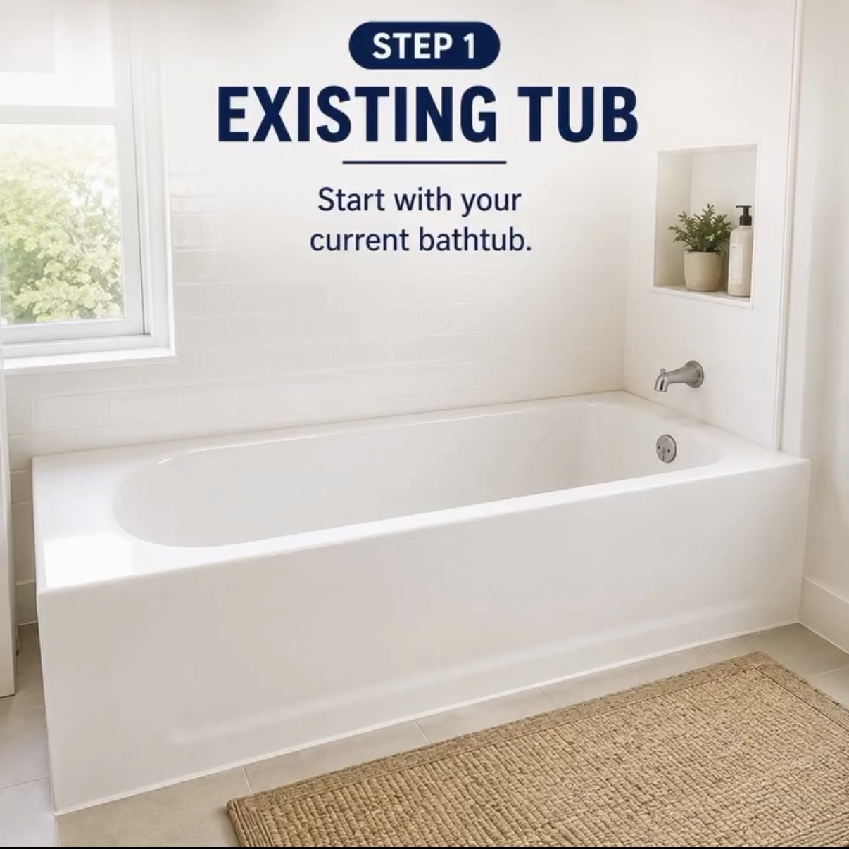 Bathroom Experts Facebook ad: We provide complete bathroom renovation services, including