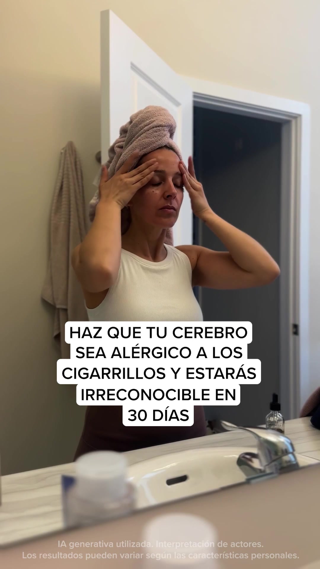 Hypnosis to Quit Smoking Facebook ad: Deja de fumar con la hipnoterapia