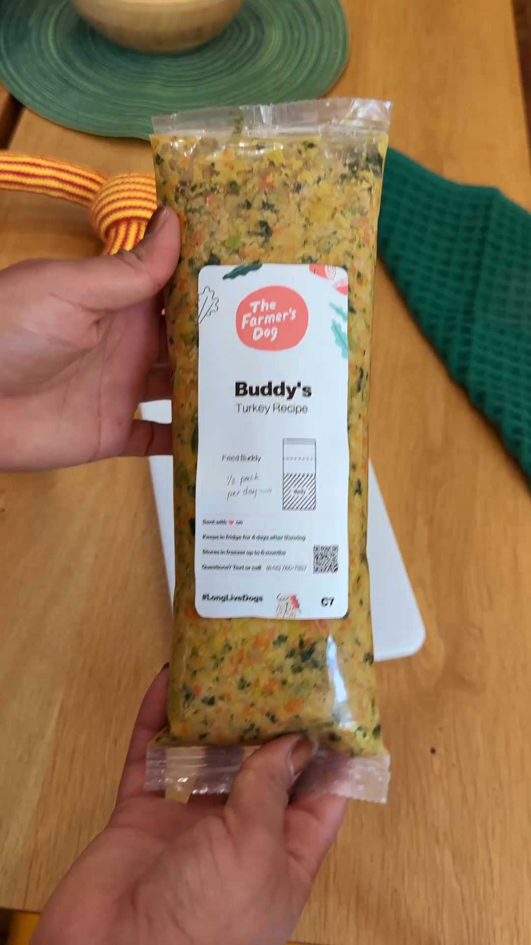 The Farmer's Dog Facebook ad: Get 50% off your first box