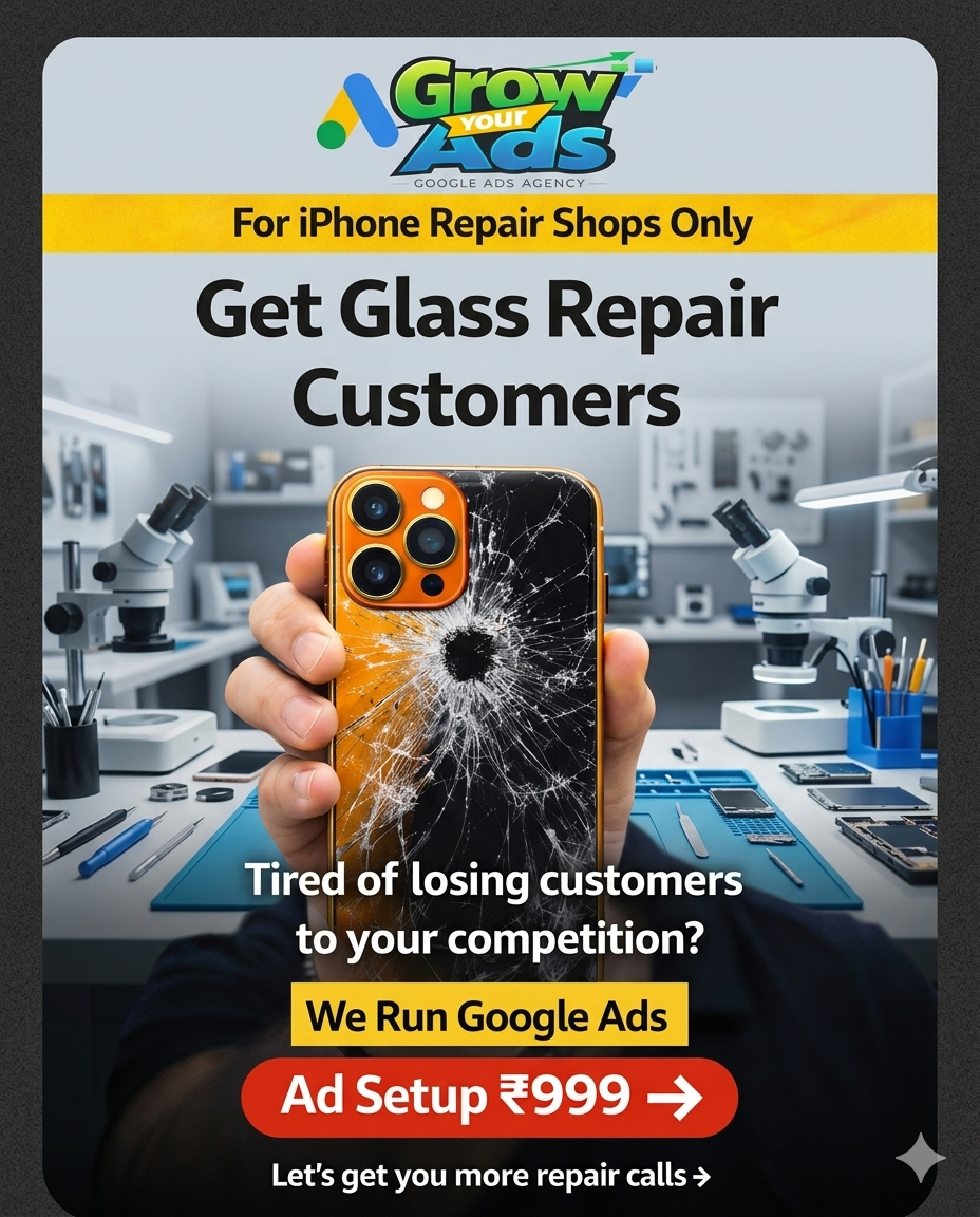 GrowyourAds.shop Facebook ad: iPhone Repair Shops: Dominate Your Local Area