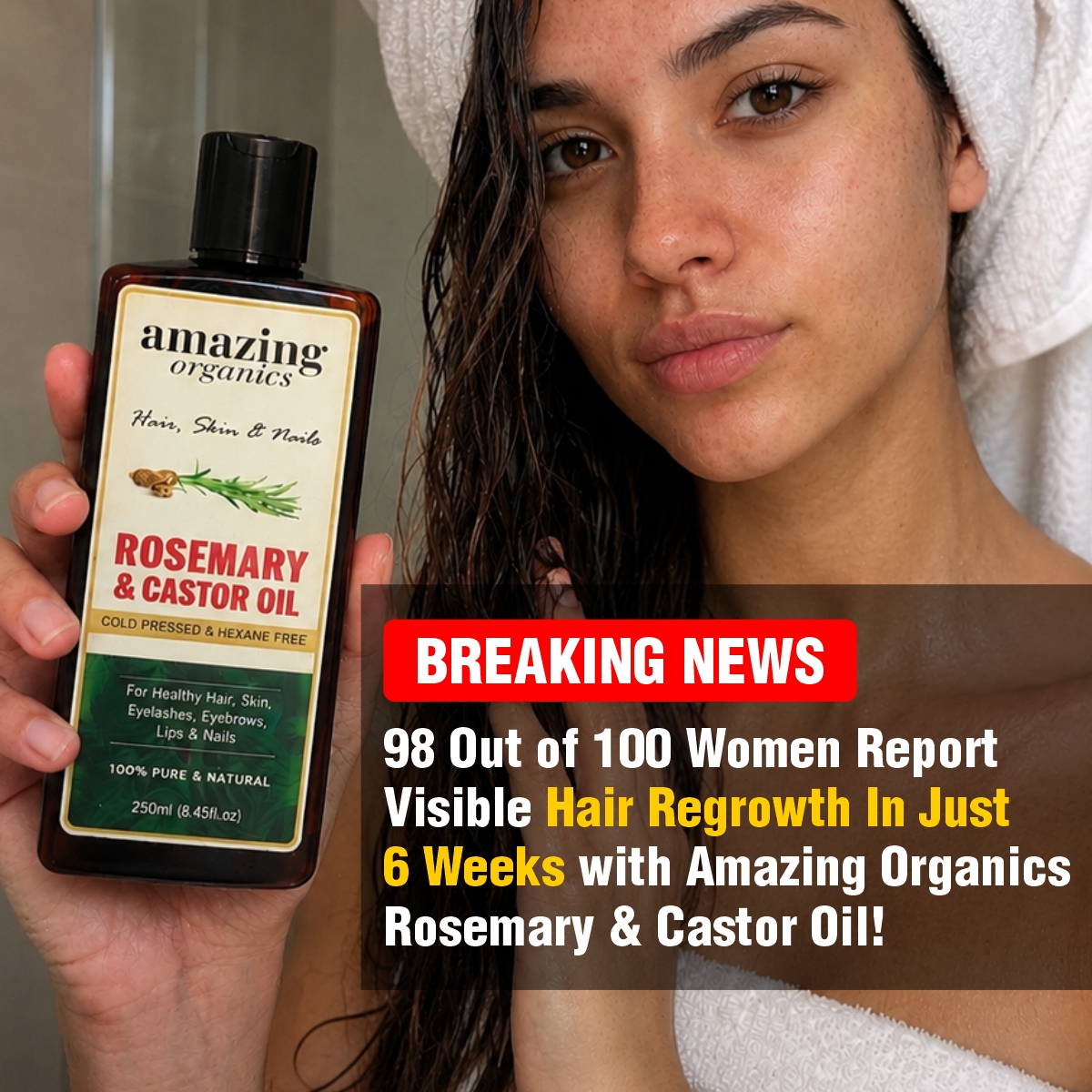 Amazing Organics Australia Facebook ad
