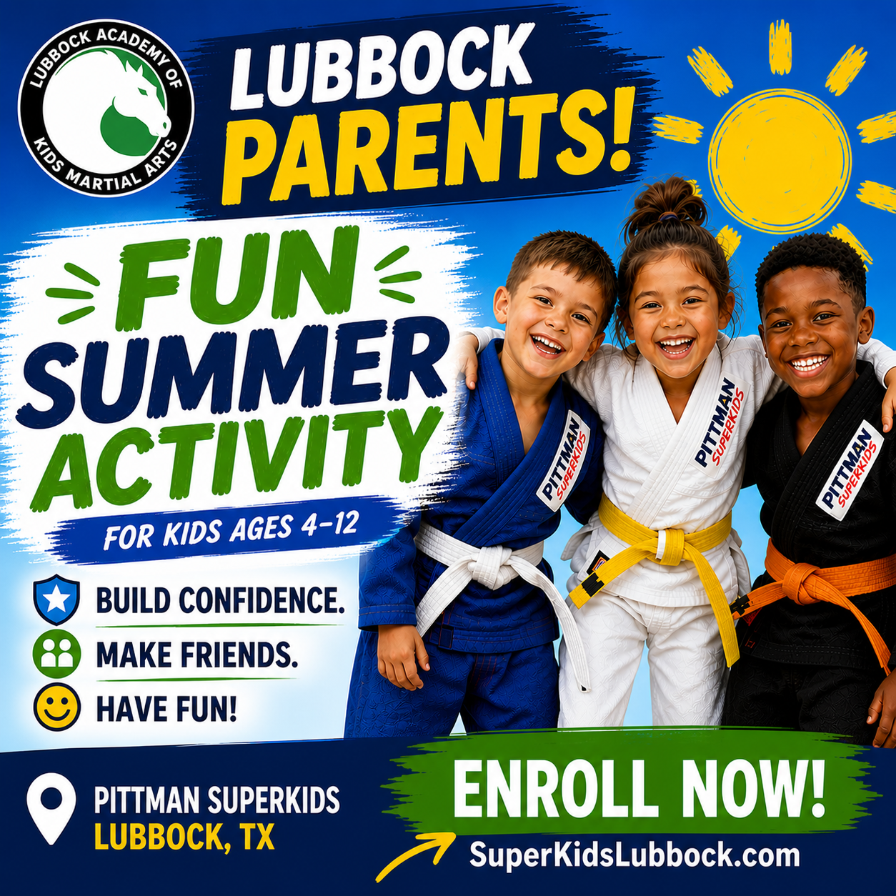 Pittman Jiu-Jitsu Facebook ad